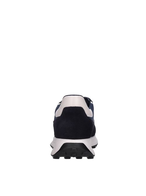 Sneakers in camoscio pelle e tessuto HARMONT & BLAINE | EFM242.090.6230BLU-BIANCO